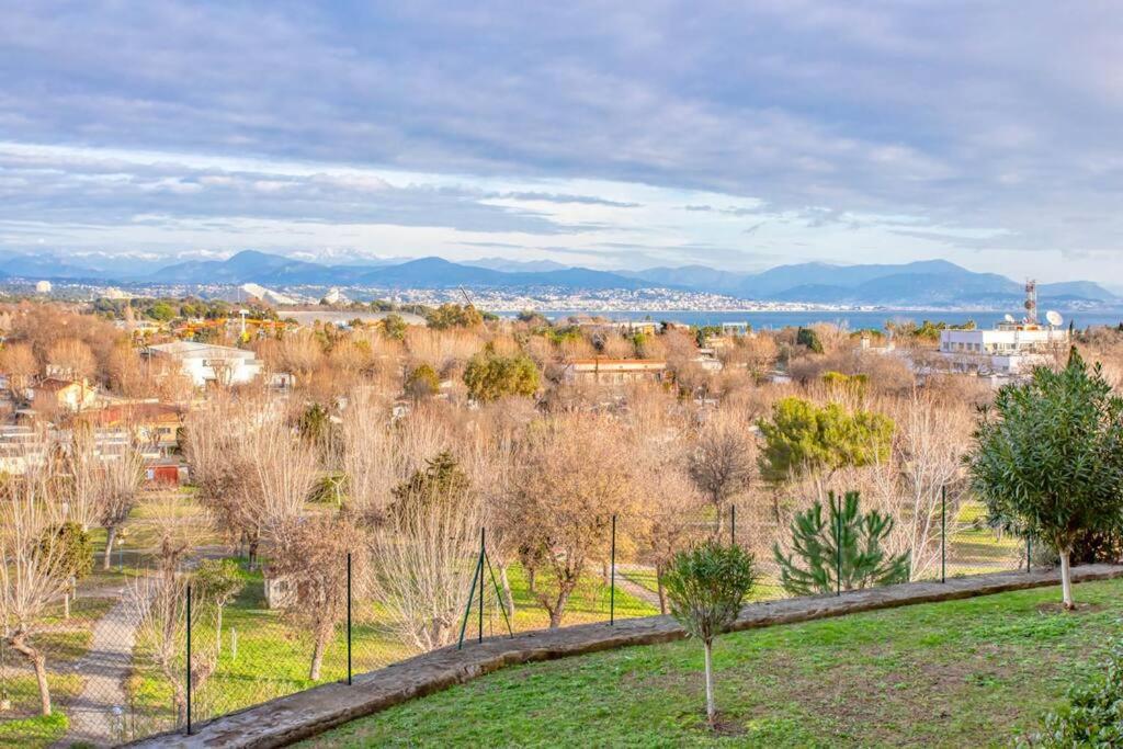 Апартаменти A7- 2 Bdr Sea & Mountain View - Ac, Parking, Pool & Terrace Антіб Екстер'єр фото