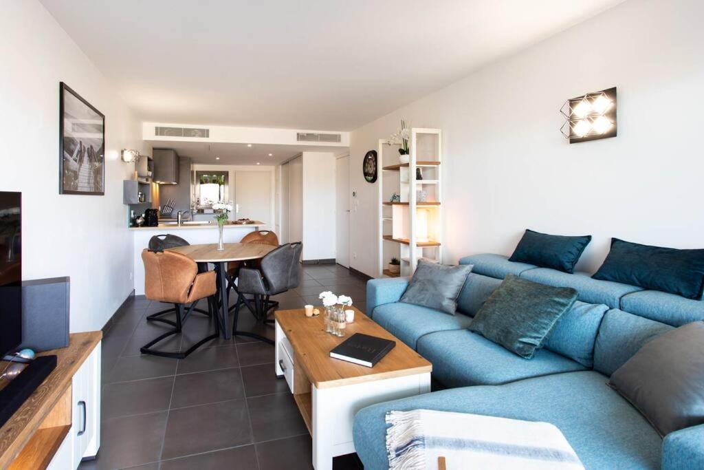 Апартаменти A7- 2 Bdr Sea & Mountain View - Ac, Parking, Pool & Terrace Антіб Екстер'єр фото